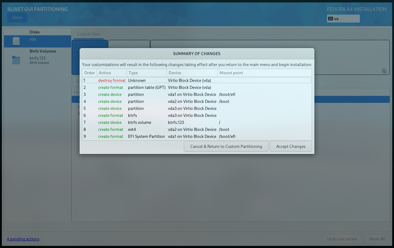 Disk Layout